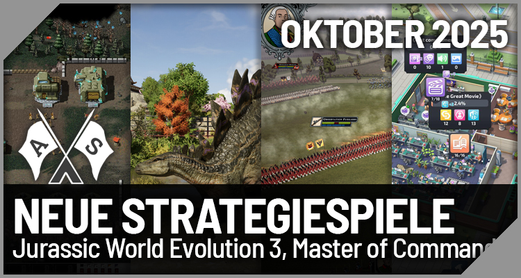 Neue Strategiespiele Oktober 2025: Jurassic World Evolution 3, Master of Command ...