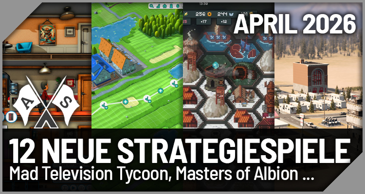 12 Strategiespiele-News im April 2026: Mad Television Tycoon, TownsFolk, Repterra ...