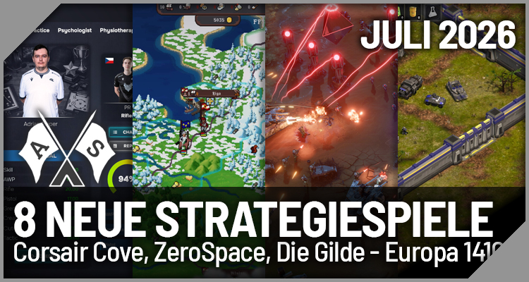 8 Strategiespiele-News im Juli 2026: Corsair Cove, ZeroSpace, Die Gilde - Europa 1410 ...